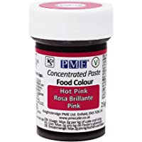 Los mejores  - Colorante Alimenticio PME Rosa Llamativo 25 g